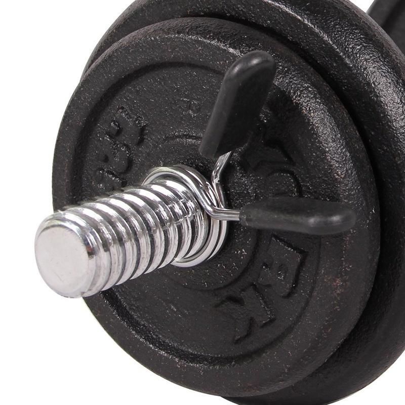 Speciální svorka na činky, pružinová svorka, svorka na činky, hlava, proti uvolnění, příslušenství k činkám, závaží pro fitness
