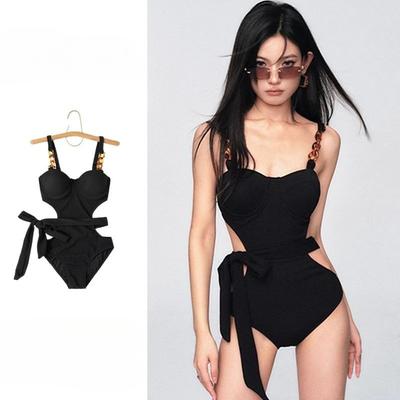 2026 Women's One Piece Swimsuit Bikini Set High Waisted Halter Neck Push Up Monokini Sexy Boho Summer Beach Vacation