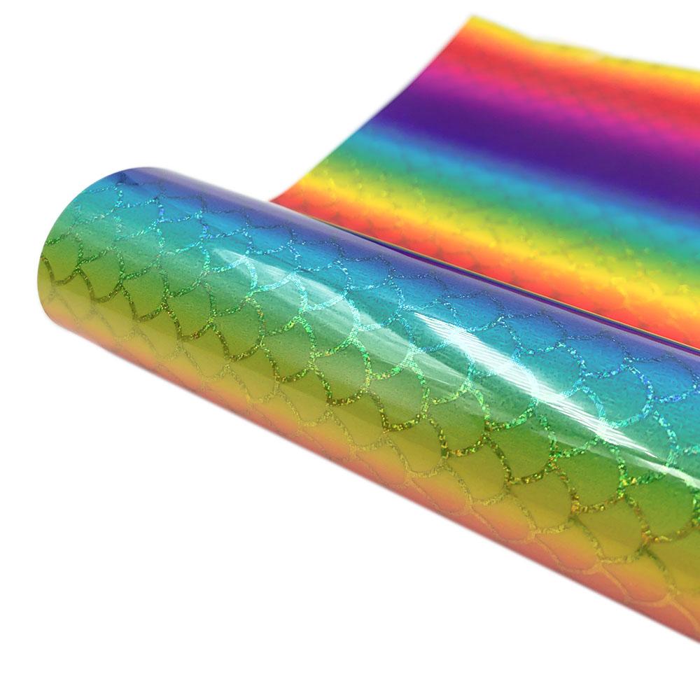 

Holographic Opal Gradient Adhesive Vinyl 9 Assorted Colors for Cut Silhouette Cameo and Other Cutters Home Mugs Car Decor DIY 12in x 10in(30x25cm)