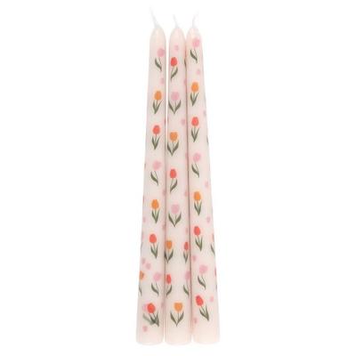 Tulip Taper Candle (Pack of 3)