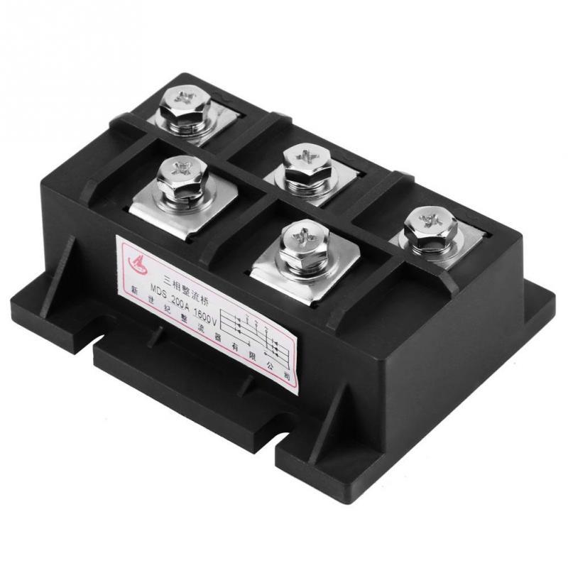 Bridge Rectifier-MDS200A Three-Phase Diode Bridge Rectifier Power Module 200A Amp 1600V