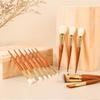 AINUOQI Light Orange Tea Makeup Brushes: F103 Blush, F202 Nose Shadow, F106 Concealer, Animal Hair.