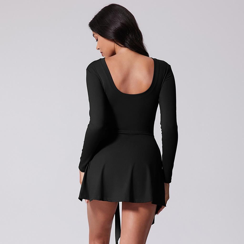 Damen Hochwertiger Anti-Expositions-Jumpsuit Einteiler Yogaanzug Geeignet für Laufen/Fitness/Tennis/Training