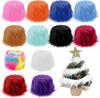 Novo Tecido de Pelo Sintético Suprimentos para Artesanato de Fantasia Tiras Pré-cortadas Pelo Fofo de Brinquedo para Chapéu de Festa de Natal Sapatos Barba de Gnomo Decoração de Cabelo