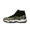 Womens Air Jordan 11 Retro 'Animal Instinct' (women's sizes) Black / Gym Red / Sail / White Vintage Basketball Shoes AR0715 010