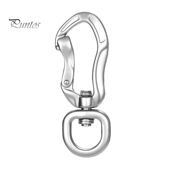Universeller Ringkarabiner Aufhängeschnalle 360-Grad-Drehung Rotierend Selbstverriegelnd Sicherer Outdoor-Clip Hohe Tragfähigkeit Aluminiumlegierung Vielseitig