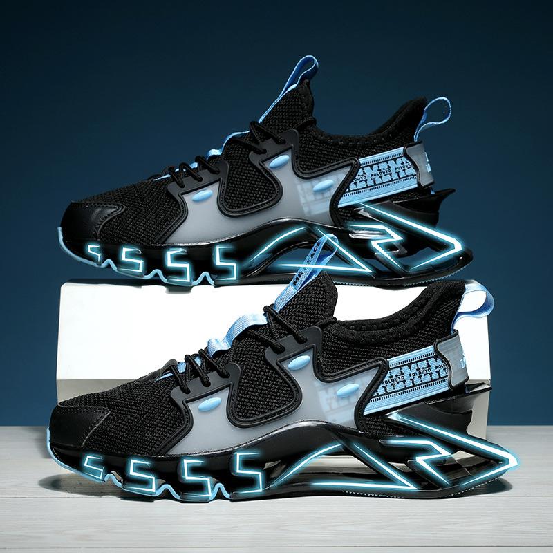 Fashion Shoes for Men Fashionable Casual Non Slip Comfort Sneakers Mesh Breathable Ultra-light Shock Running Men Shoes Zapatillas Hombre