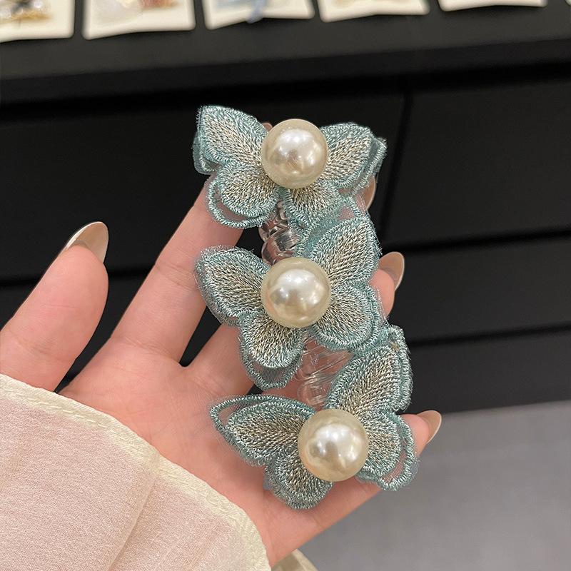 

Женская повязка на голову Haute Couture Hair Braiding Artifact Mori Phone Line Hair Loop French Butterfly Bubble Braid Netflix Multi-Color