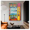 Malarstwo Widok za oknem Wall Art Canvas Plakaty i druki Obraz na płótnie Dekoracyjny słynny malarz Matisse Krajobraz