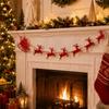 Felt Bunting Pull Flag Classic Hanging Decor Gift Christmas Banner  Home Decoration