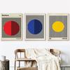 Bauhaus Exhibition Unique Geometric Posters Minimalist Art Canvas Prints Abstract Paintings Living Room Murals Home Decoration