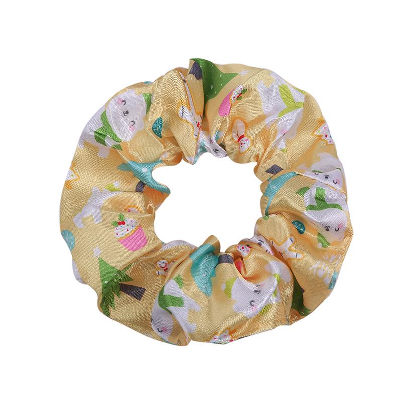 Праздничная красная тканевая резинка для волос для женщин - Рождество и Хэллоуин