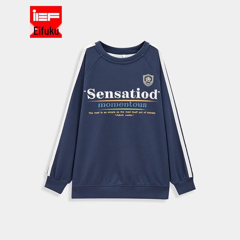 

IEF Women s Letter Print Sweatshirt One Size