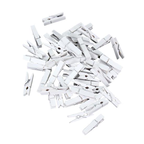 50 ks barevných dřevěných kolíčků na prádlo, lakované jednobarevné klipy, dekorativní kolíčky na prádlo, klipy na fotografie, DIY projekty