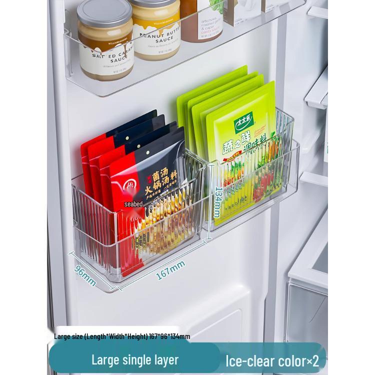 Side Door Refrigerator Egg Storage Organizer