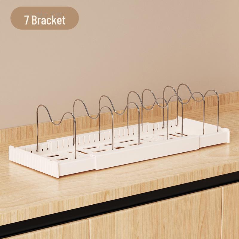 

2024 Регулируемая выдвижная кухонная стойка для разделочных досок и крышек кастрюль — сверление не требуется