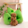 32/42cm Niedliches Avocado-Capybara Plüschtier Weiches Obst Plüschtier Puppe Schlafzimmer Wurfkissen Dekoration Kinder Jungen Mädchen Geburtstagsgeschenk
