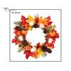 Waterproof Outdoor Glass Ornament Thanksgiving Autumn Wall Decal Maple Leaf Pinecone Pumpkin Harvest Window Sticker Indoor Festive Decor Self-Adhesive