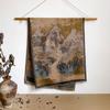 Landscape Landscape Oil Painting Autumn And Winter Long Thin National Style Scarf Women'S Air-Conditioned Room Imitation Cashmere Shawl Scarf