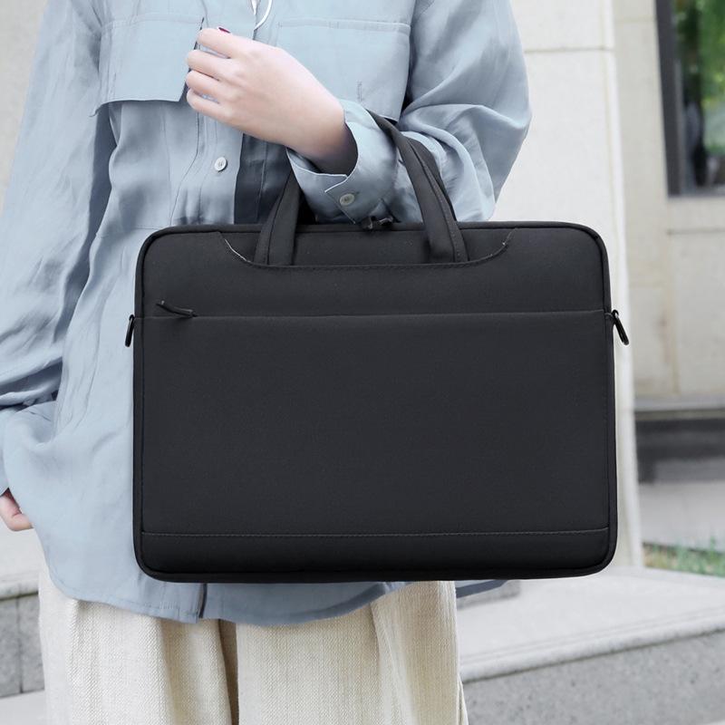 Shockproof Airbag Laptop Bag – Large Capacity Handheld & Crossbody Business Briefcase with Custom Logo