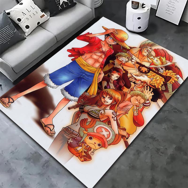 One Piece Monkey D Luffy Carpet Rug For Living Room Bedroom Home Sofa Decoration Kids Play Nonslip Floor Mat