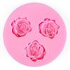 Creative Cake Baking Mold 3D Rose Silicone Mold Flower Shaped Soft Candy Chocolate Candy Craft Home Baking Decoration Tool