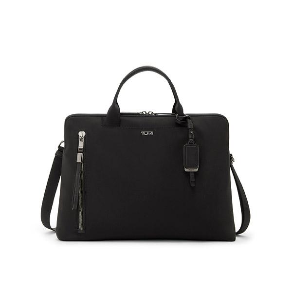 Tumi Voyager Benin Laptop Briefcase Black/Gunmetal_146584T522