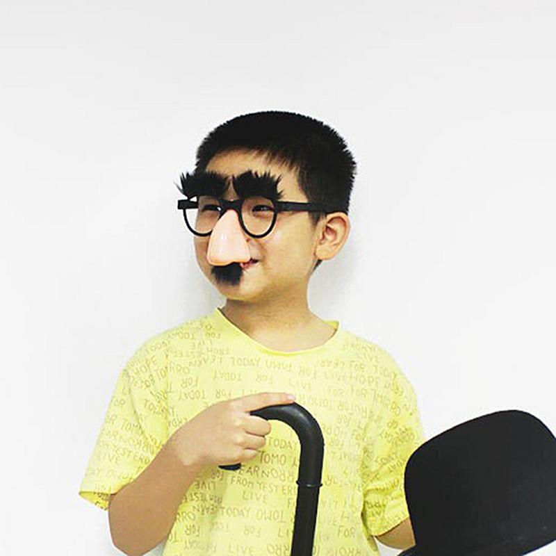 Funny Disguise Glasses Toy Creative Nose And Mustache Glasses Adult Children Big Nose Tricky Props Festival Supplies