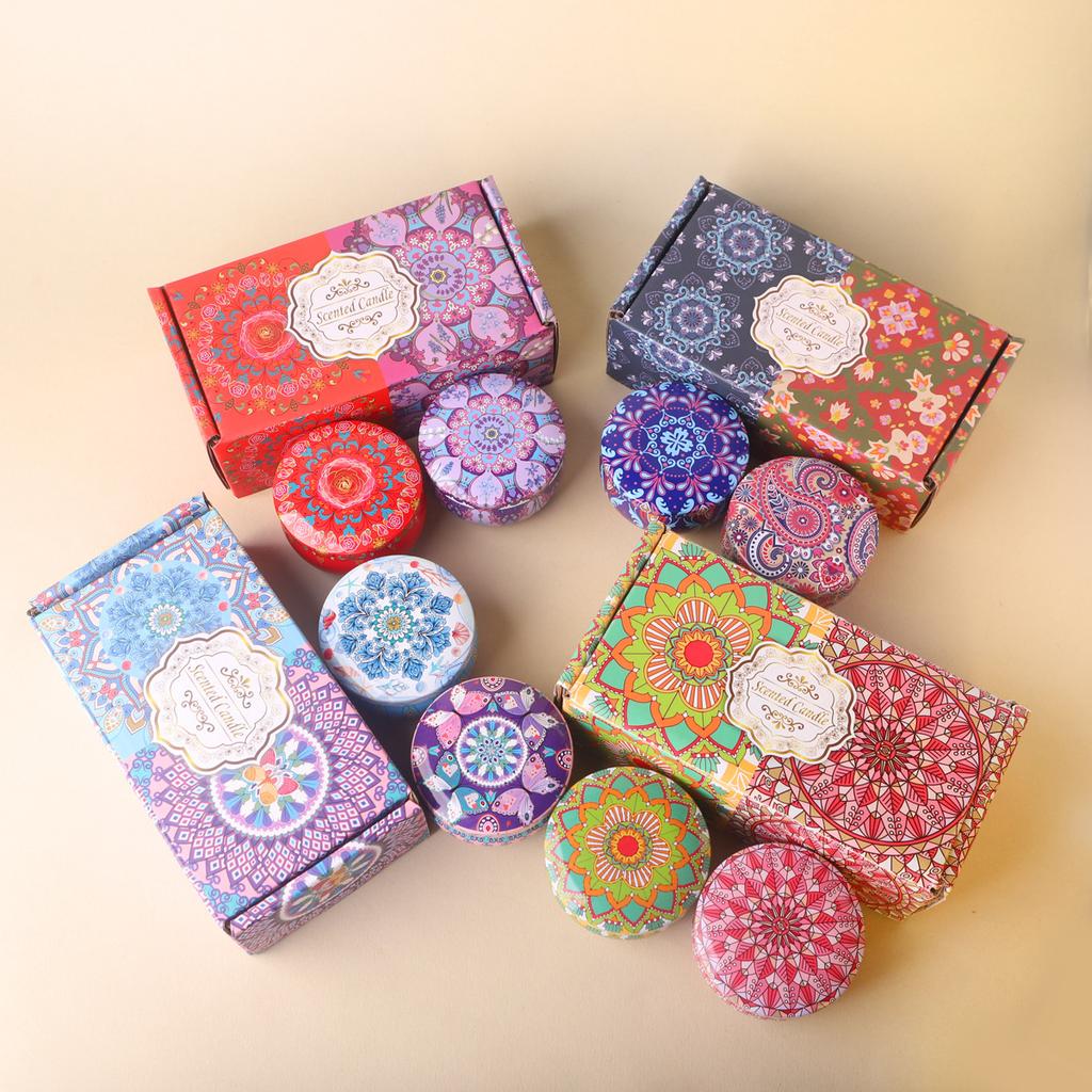 Scented Candle Gift Box Set Soybean Wax Gift Box Set Romantic Gift Box for Birthday