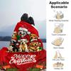 1pc Merry Christmas Printing Lightweight Flannel Blanket, Comfortable and Warm Blanket, for Camping Sofa Bed and Couch Office, in All Seasons