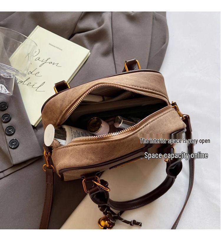 Luxuriöse Retro Damen Umhänge- & Hand-Bowlingtasche - Herbst/Winter Kollektion 2025