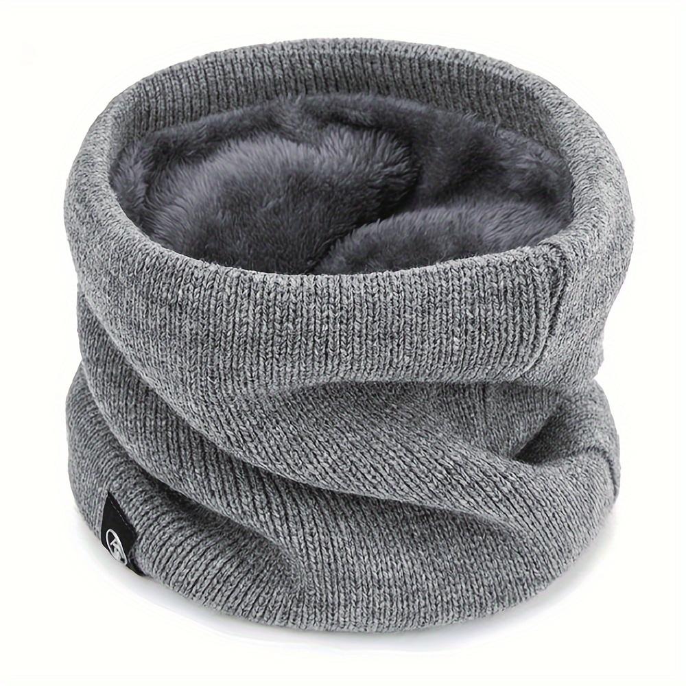 1pc Winter Sports Knit Scarf Integrated Mask-100% Polyester Thickened Warmth Multifunctional Neck Gaiter for Outdoor Activities
