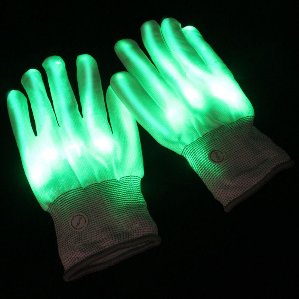 Luminous Light-up Gloves LED Luminous Gloves LED Gloves Stage Costume Accessories