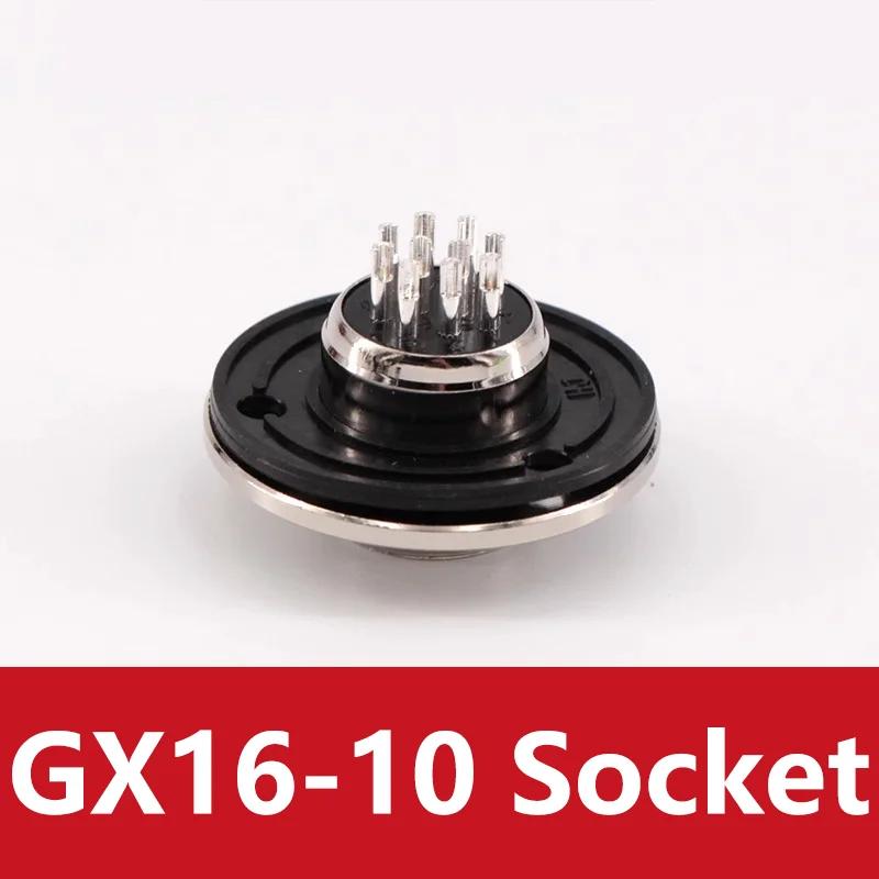 5/20/100PCS GX16 2 3 4 5 6 7 8 9 10pin Flange Mounting Fixing 3-Hole Aviation Connector Plug&Socket Circular Connectors