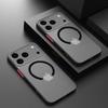 Matte For Magsafe Magnetic Phone Case for iPhone 17 16 15 14 13 12 11 Pro Max Air PC Hard Wireless Charge Anti-Fingerprint Cover
