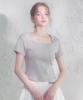 VIVACIOUS Renee Square Neck Slim T-Shirt - 5Col