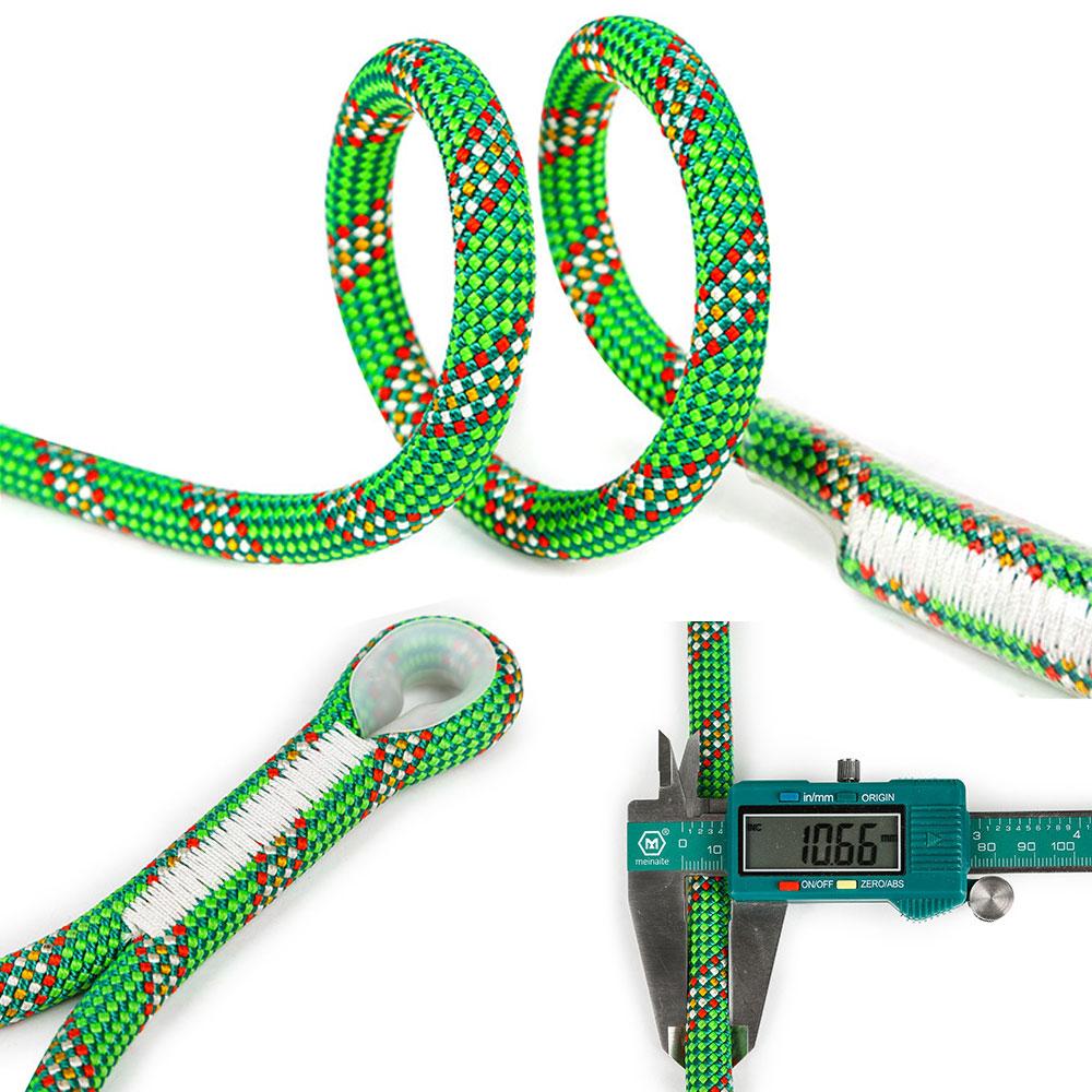 22kn Braided Prusik Cord Loop Sewn Eye To Eye Y V Shaped Rescue Fall Protection Safety Lanyard Protection Point