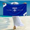 1PC Aj Auxerre Football Club Beach Towel - Soft,  Absorbent Microfiber, Lightweight, Ideal for The Beach, Parties, Travel, Camping Fan Gifts