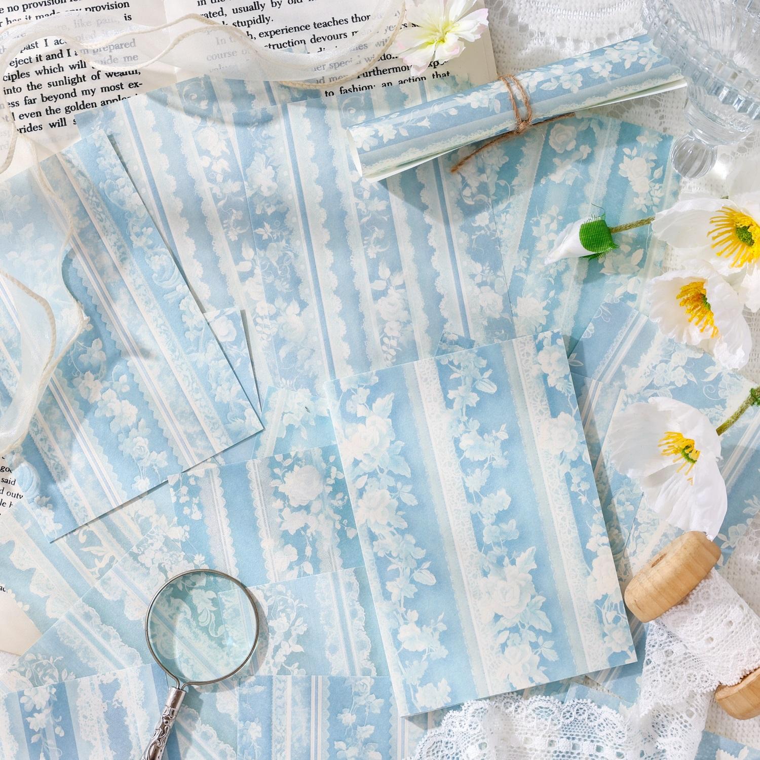 

30 pcs Vintage material paper Decorative Diary DIY Junk Journal Planner Scrapbooking handmade Background paper Journal Supplies