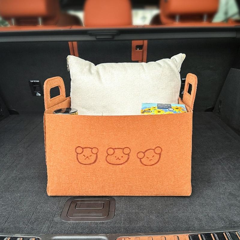 Foldable Car Home Storage Box with Sufficient Space Detachable Organizers Box