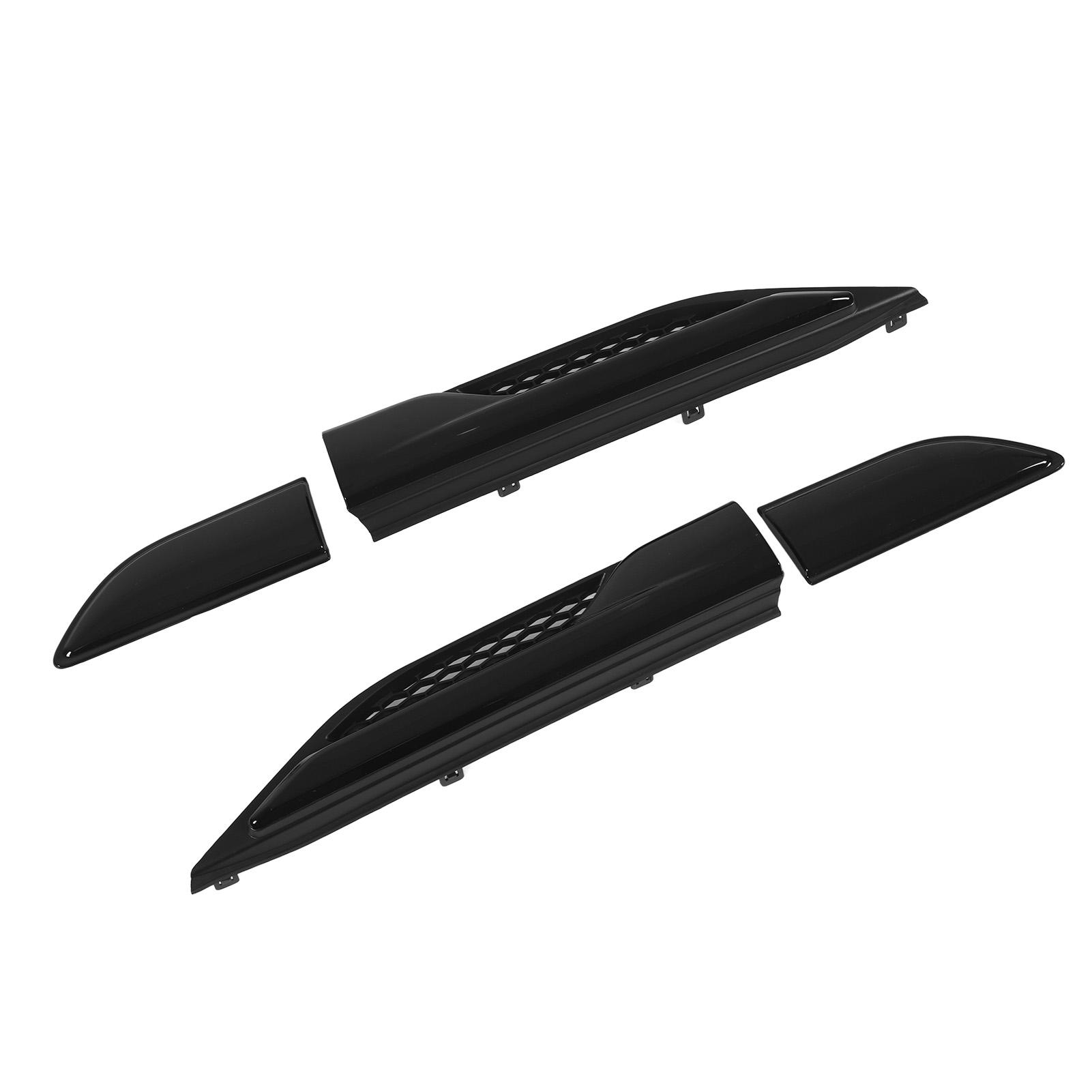 

4 шт. глянцевая черная накладка на решетку крыла LR027321 для замены на Land Rover Range