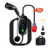 VEVOR Wallbox Móvel, 22 kW 32A, Carregador Portátil para Veículo Elétrico Tipo 2, Carregador de Carro para Veículo Elétrico Trifásico com Cabo de Carregamento de 7 m, Plugue CEE32, Tela LCD