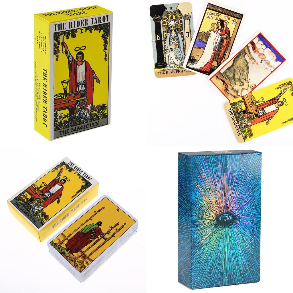 Classic Rider Waite Smith Tarot Deck With Unique Full Scene Illustrations For Insight
