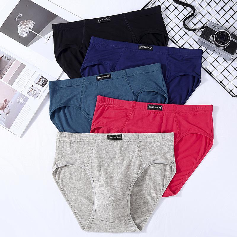 Plus Size Men Spring and Summer Sexy Loose Breathable Triangle Briefs