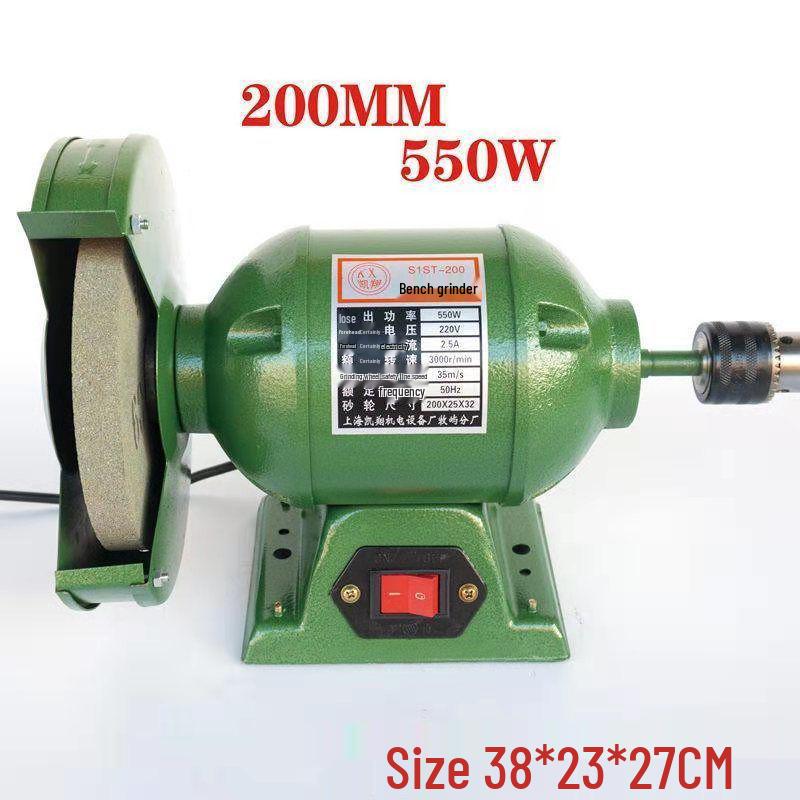 Compact 220V Electric Knife Sharpener & Multifunctional Desktop Polishing Grinder