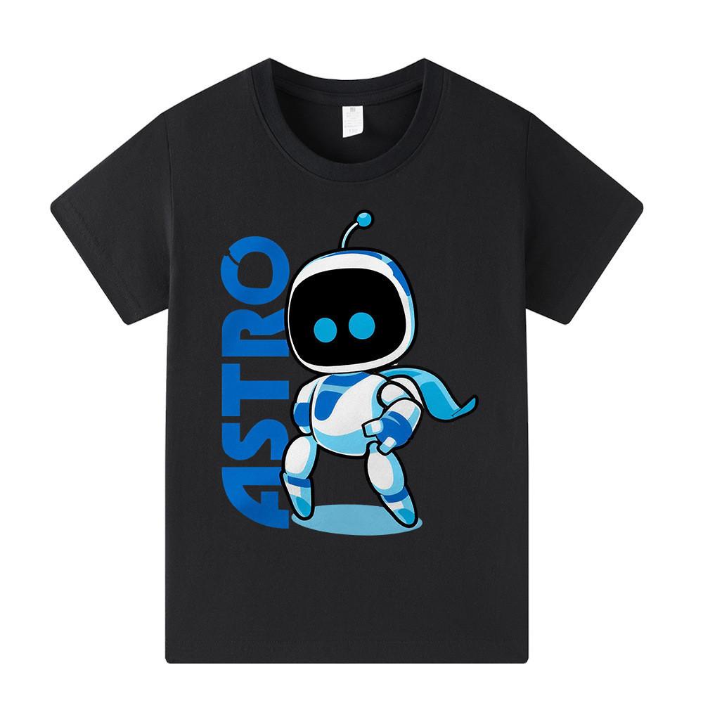 A1337 Детская футболка для мальчиков и девочек с принтом Astro Bot, с короткими рукавами 100cm
