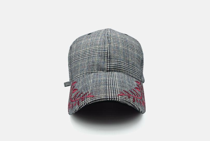Mimisiu Laurel Check Ball Cap_Gray