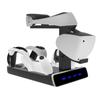 Upgraded PSVR2 Charging Station Stand Controller Charging Dock Station with VR-Headset Display Stand Controller Chargers
