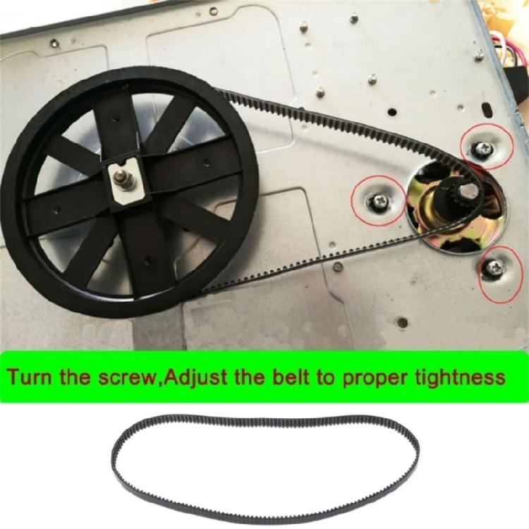 Pasek napędowy zamienny 176 zębów Paski do maszyn do pieczenia chleba 528mm Paski do maszyn do chleba Gumowa tekstura do maszyn do chleba