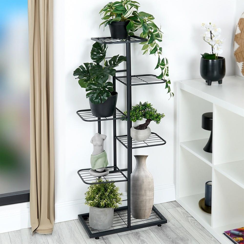 6-tier Metal Flower Stand, Stand for Pots, Plants, and Flowers